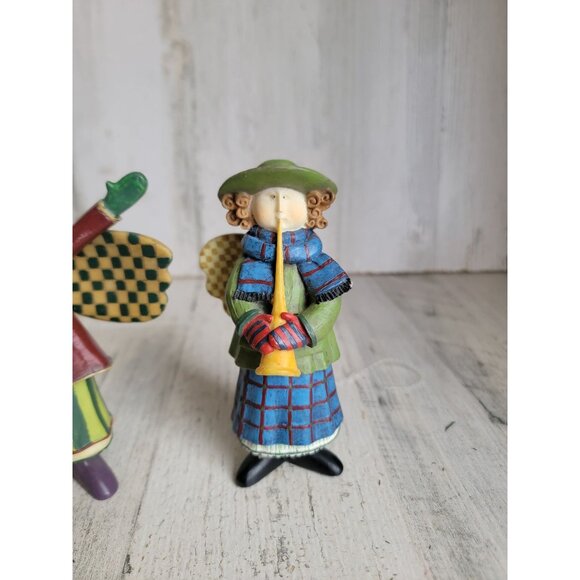 Sweet angel sue dreamer AS IS horn set xmas figure decor - Picture 3 of 7